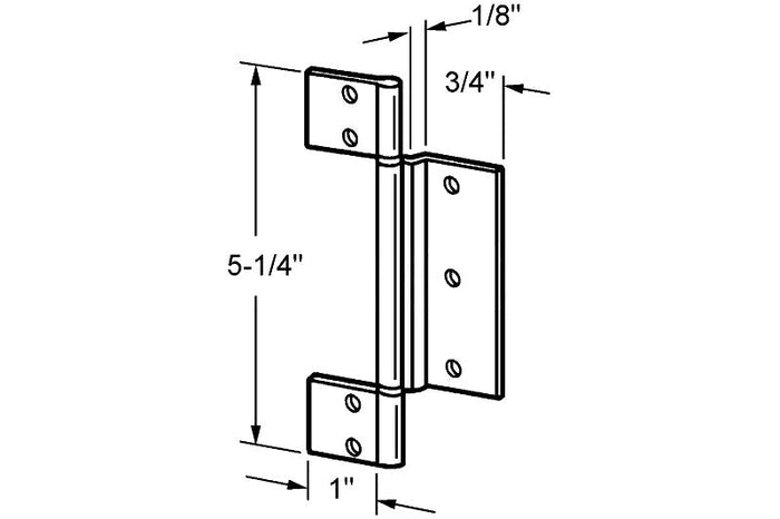 Residential Swinging Screen & Storm Door 5 - 1/4" Replacement Hinge - Reflect Window & Door