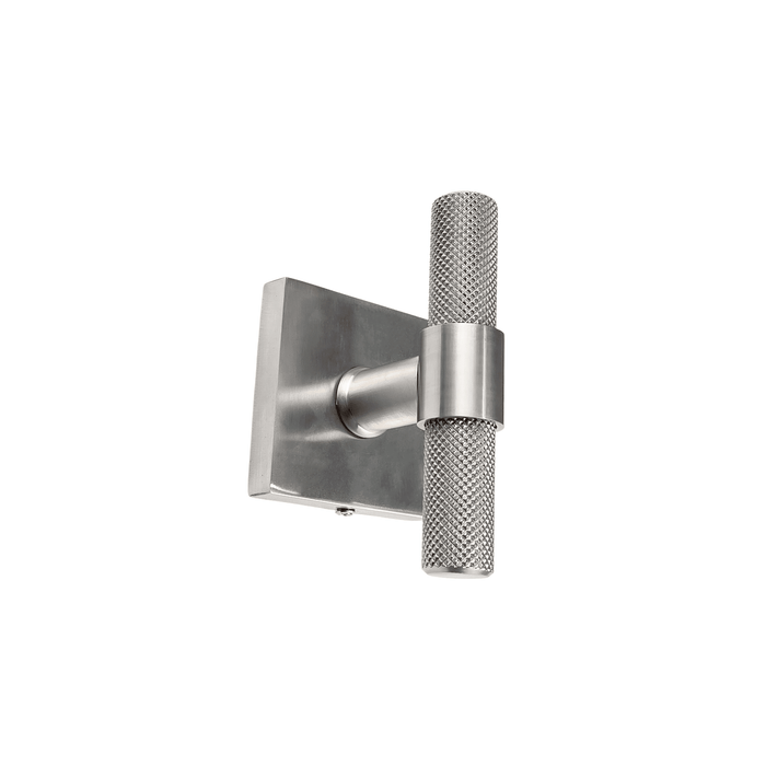 T- Bar Style door Handle/Knob - Knurled design in Barrel on Square Rosette
