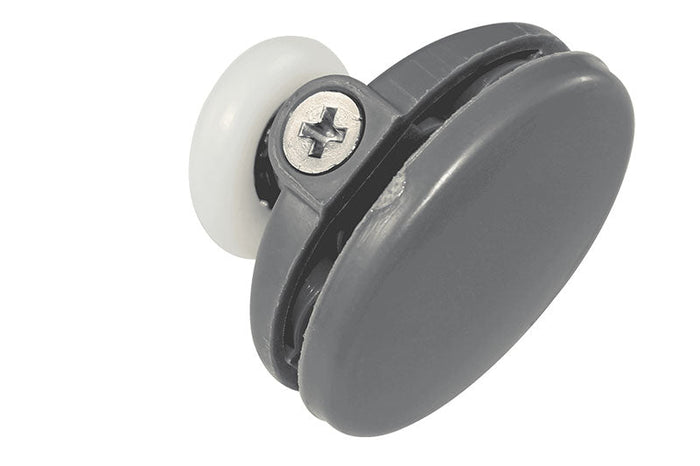 Sliding Shower Door Roller Assembly – Gray Top Roller - Reflect Window & Door