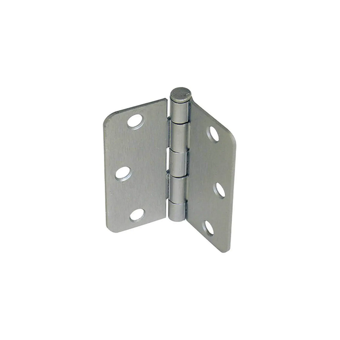 Satin Chrome / 3-1/2" x 3-1/2"