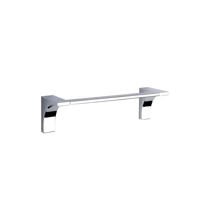 Modern wall-mounted shelf with a glossy finish on a white background