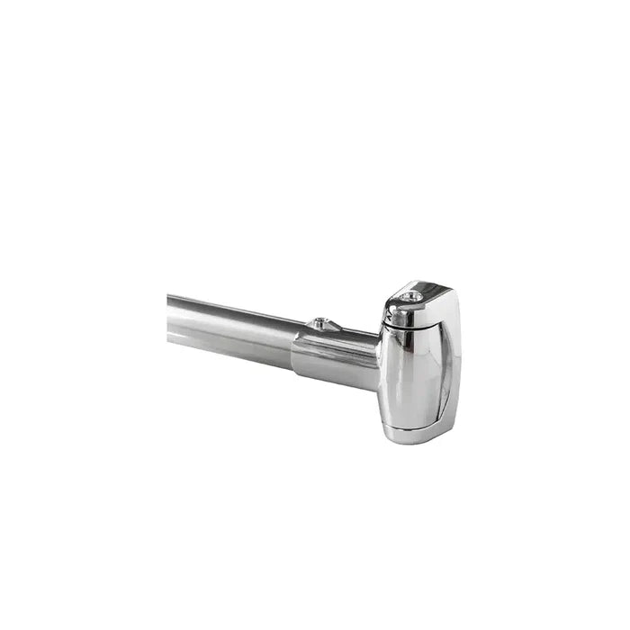 Taymor Curved Shower Rod With Swivel Flanges