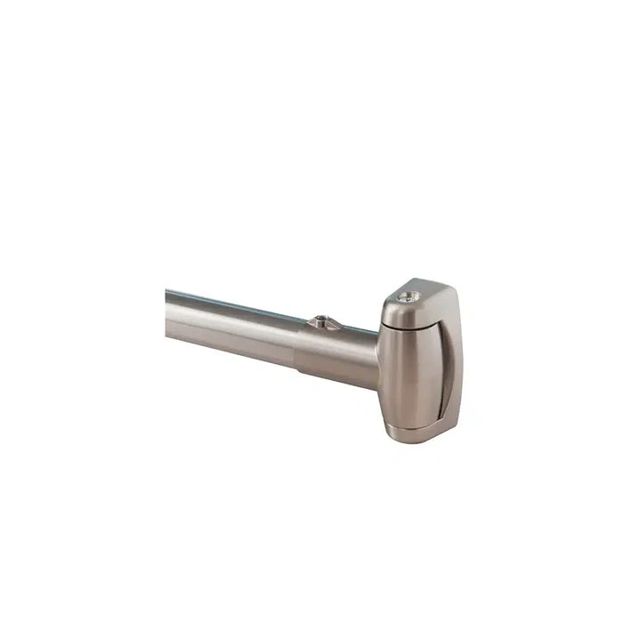 Taymor Curved Shower Rod With Swivel Flanges