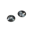 Taymor Round Concealed Mount Shower Rod Flanges - Polished Chrome