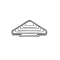 Taymor Small Corner Basket Polished Chrome