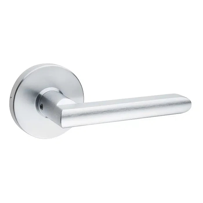 Taymor Vega Round Rosette Interior Door Lever, Modern Style
