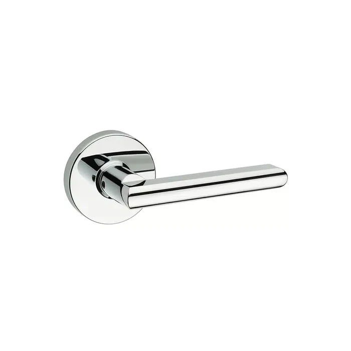 Taymor Vega Round Rosette Interior Door Lever, Modern Style