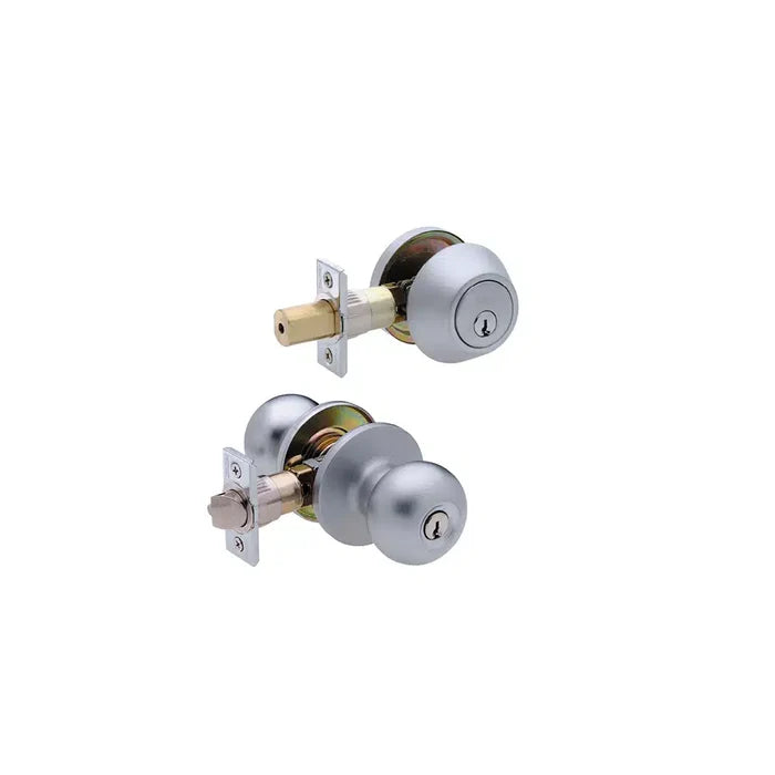 Taymor Villa Single Cylinder Deadbolt/Villa Entry Knob Combo Set