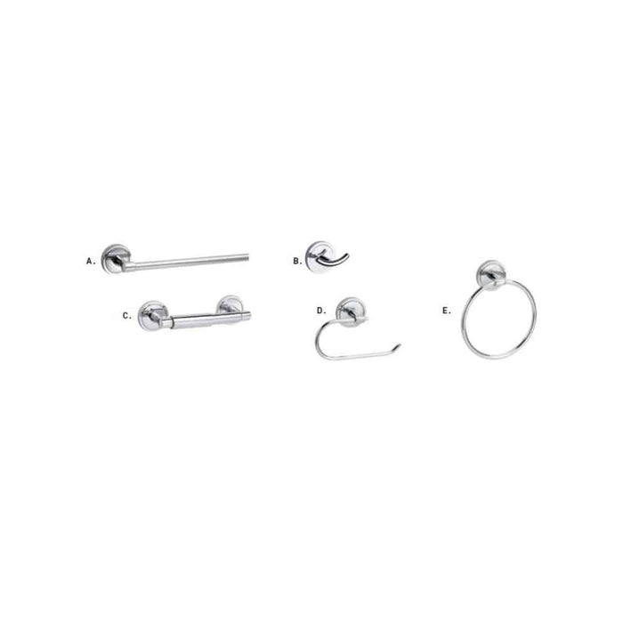 Taymor Yates Towel Bar - Polished Chrome