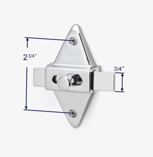 Toilet Partition Slide Bolt Latch – Hadrian Secure Lock - Reflect Window & Door