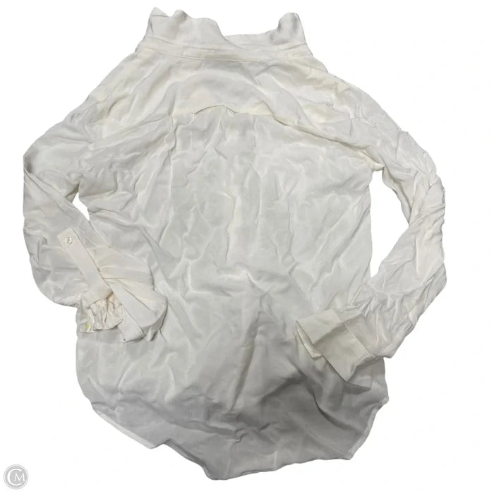 Top Long Sleeve By Maeve In Cream, Size: Xs