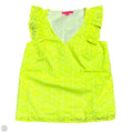 Top Sleeveless Designer By Lilly Pulitzer In Yellow, Size: S