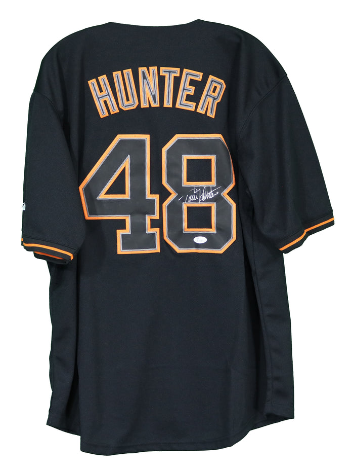 Torii Hunter Detroit Tigers Signed Autographed Black #48 Jersey JSA COA