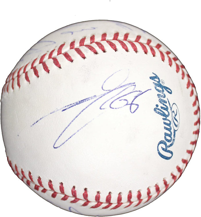Toronto Blue Jays 2014 Team Signed Autographed Rawlings Official Major League Baseball with Display Holder