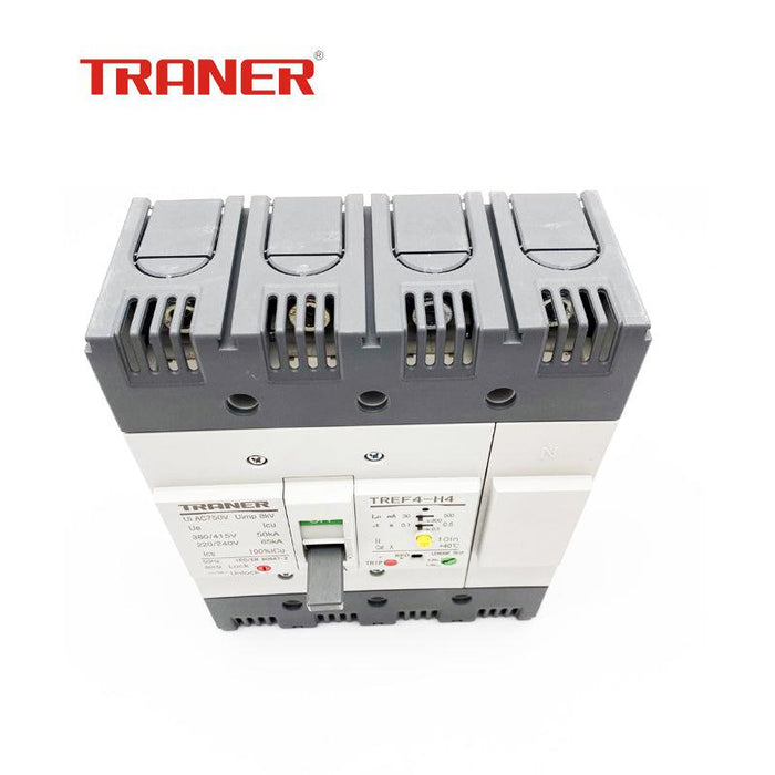 TREF4-250H-4P 3 Phase Rcbo 200A Mccb Earth Fault Protection 30mA~500mA Adjustable,elcb 3 phase,earth leakage circuit breaker price,three phase elcb,3 phase rcbo,type a rcbo