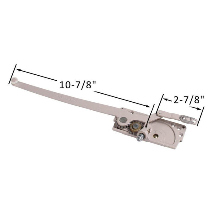 Truth Hardware Left Hand Entrygard Dual Arm Casement Operator – 2 - 7/8" Link Arm Window Crank - Reflect Window & Door
