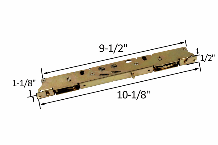 Truth Hardware Sliding Glass Door Double Hook Mortise Lock – Secure Multi - Point Door Lock - Reflect Window & Door