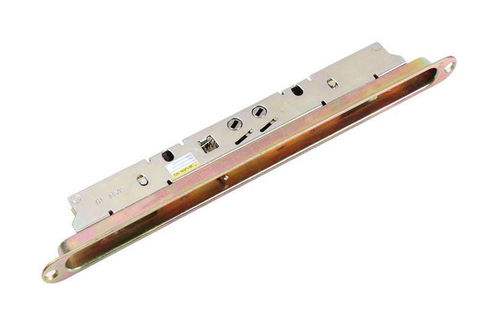 Two Point Mortise Lock for Sliding Glass Door – 12 - 1/2" Long, 12" Screw Holes, 9 - 1/2" Case - Reflect Window & Door