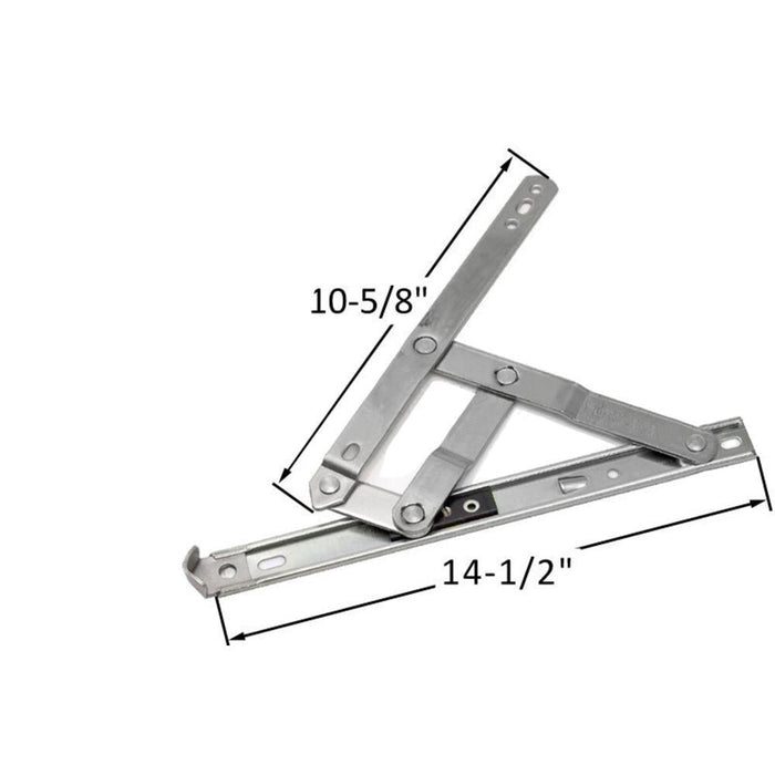 Truth Hardware 14 - 1/2" Heavy Duty Window Hinge – Durable Replacement Hinge for Casement & Awning Windows - Reflect Window & Door