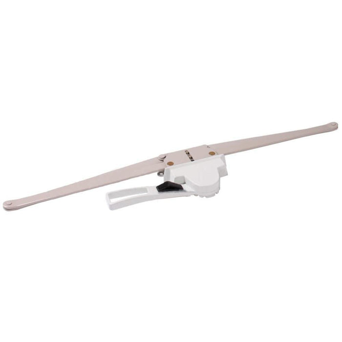 Truth Hardware 20 - 1/2" White Single Pull Regular Hand Lever Window Operator – 1/2" Space for Housing - Reflect Window & Door