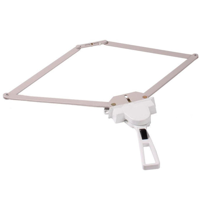 Truth Hardware 20 - 1/2" White Single Pull Regular Hand Lever Window Operator – 1/2" Space for Housing - Reflect Window & Door