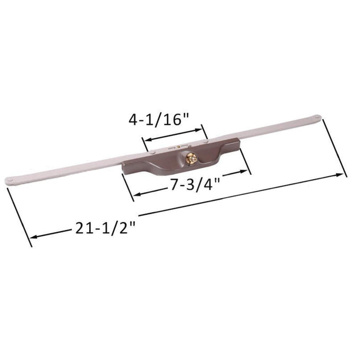 Truth Hardware Brown Awning Window Crank with Scissor Operator - Reflect Window & Door