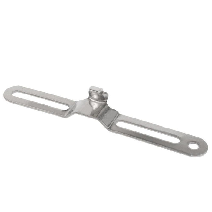 Truth Hardware 4 - 1/2" Steel Casement Window Latch Keeper – 3/16" Offset Replacement Lock Keeper - Reflect Window & Door