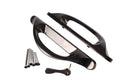 Truth Hardware Modern Black Allure Patio Door Handle Set - Reflect Window & Door