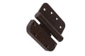 Truth Hardware Black Sentry Door Adjustable Guide Hinge – Left - Hand Adjustable Door Hinge - Reflect Window & Door