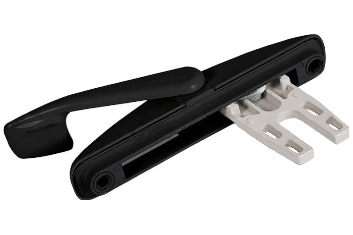 Black Long Fork Casement Window Handle - Truth Hardware Replacement - Reflect Window & Door