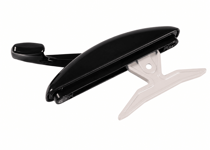 Truth Hardware® Black Maxim Multi-Point Awning Lock – Low-Profile Security Window Lock - Reflect Window & Door