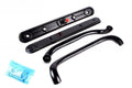 Truth Hardware Black Patio Door Security Handle – 4" Screw Hole Spacing for Sliding Doors - Reflect Window & Door