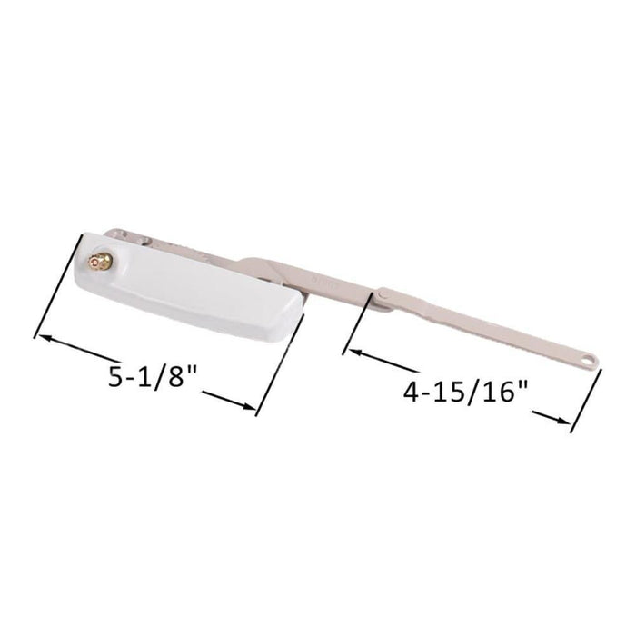 Truth Hardware Left Hand Dyad Maxim Casement Window Operator – White Finish – Replacement Window Crank - Reflect Window & Door