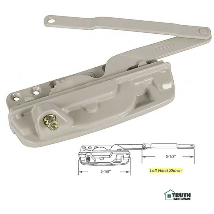 Truth Hardware Encore "Reverse" Dyad Casement Window Operator - Left Hand - Reflect Window & Door