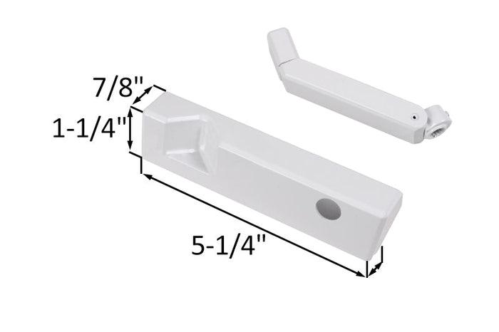Truth Hardware Left Hand Encore Window Operator Cover & Handle – Metal Replacement for Casement Windows - Reflect Window & Door