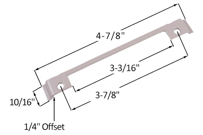 Truth Hardware Maxim Lock Support Plate – Reinforcement Bracket for Casement Window Locks - Reflect Window & Door