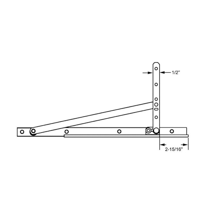 Truth Maxim 13" Concealed Hinge for Casement Windows - Reflect Window & Door