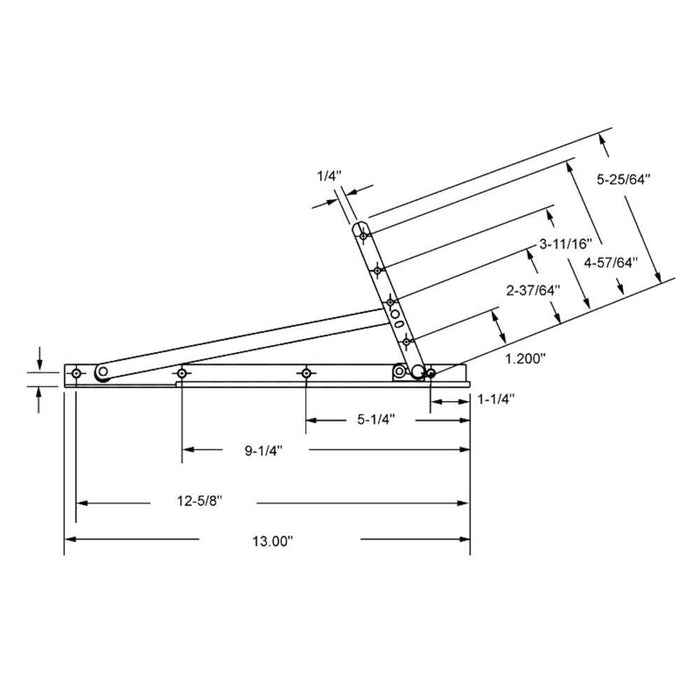 Truth Maxim 13" Concealed Hinge for Casement Windows - Reflect Window & Door