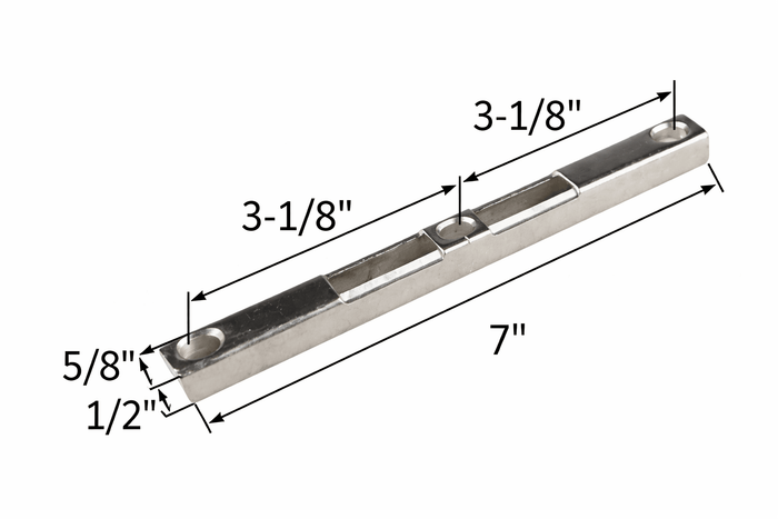 Truth Hardware Nexus 2 - Point Sliding Glass Door Keeper – Replacement Strike Plate for 2PT Lock - Reflect Window & Door