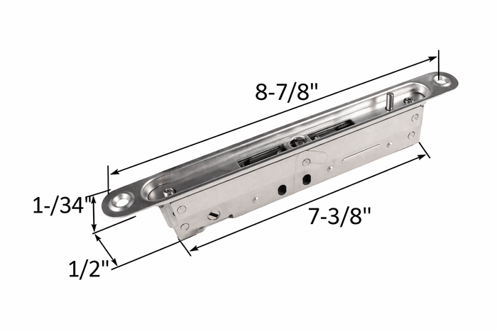 Truth Hardware Nexus 2 - Point Sliding Glass Door Lock – Secure Multi - Point Locking System - Reflect Window & Door