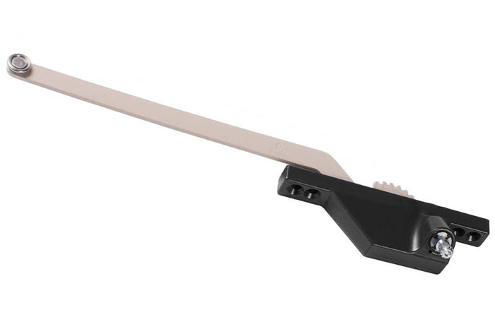 Truth Hardware Black Right Hand Casement Window Operator – Front Mount with 9 - 1/2" Arm - Reflect Window & Door
