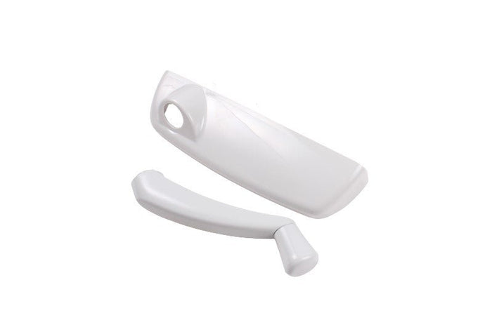 Truth Hardware White Right Hand Window Operator Cover and Handle – Replacement for Casement Window Crank - Reflect Window & Door