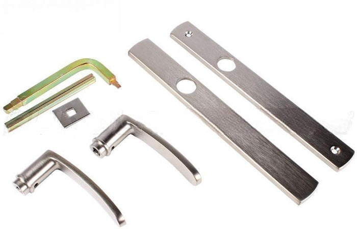 Truth Hardware Door Handle – Brushed Nickel Inactive Lever for Patio & French Doors - Reflect Window & Door