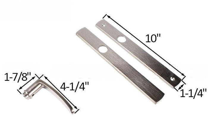 Truth Hardware Door Handle – Brushed Nickel Inactive Lever for Patio & French Doors - Reflect Window & Door