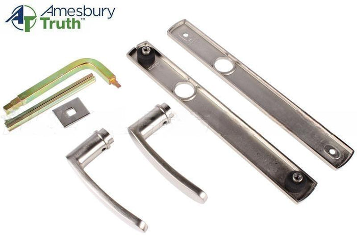 Truth Hardware Door Handle – Brushed Nickel Inactive Lever for Patio & French Doors - Reflect Window & Door