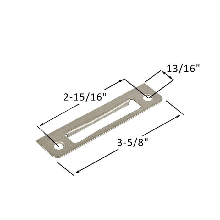 Truth Hardware Gold Cam Handle Strike Plate – Replacement Door Strike Plate for Casement & Awning Windows - Reflect Window & Door