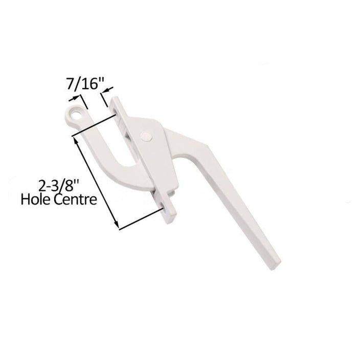 Truth Hardware White Casement Window Security Locking Handle – Tie Bar Connection – Reliable Window Lock - Reflect Window & Door