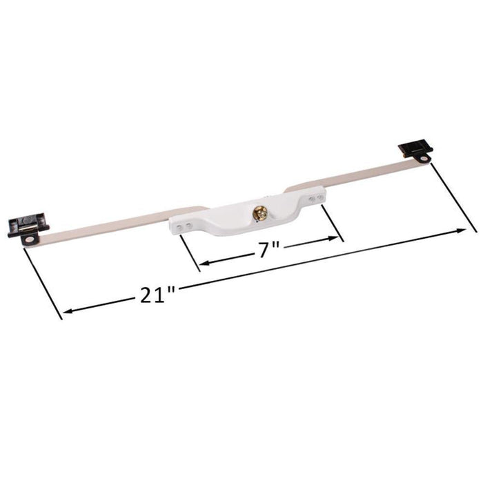 Truth Hardware Heavy - Duty 20 - 1/4" White Roto Awning Window Operator - Reflect Window & Door