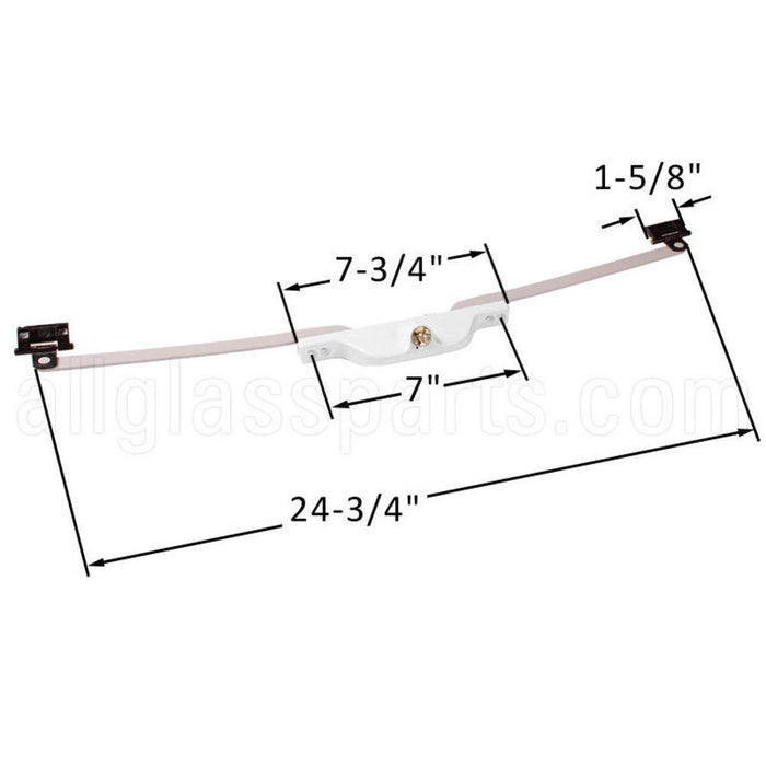 Awning Window Crank Replacement – Truth Hardware 24" White Roto Operator - Reflect Window & Door