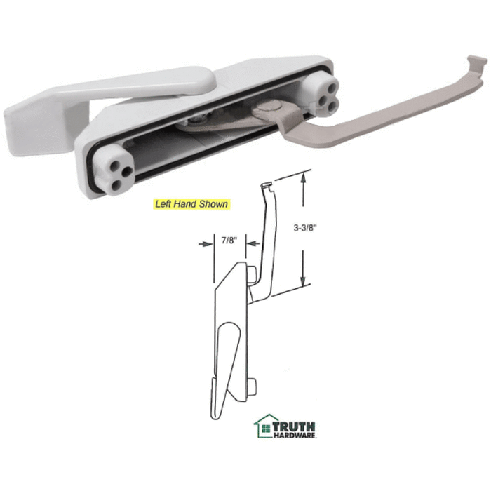 Truth Hardware Casement Window Left Hand Multi-Point Security Sash Lock - Reflect Window & Door